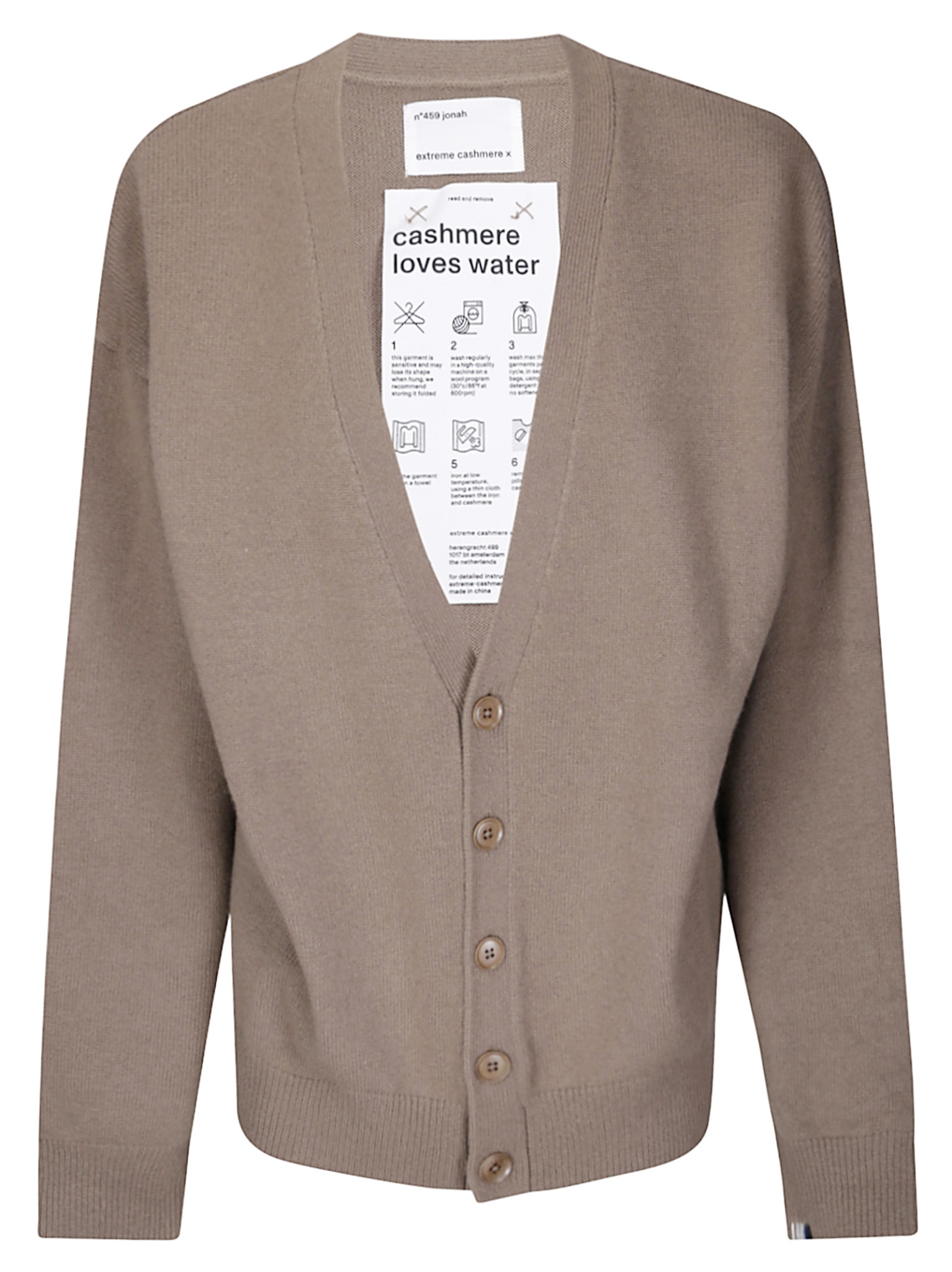 [EXTREME CASHMERE X] Cardigan FW26 45917501TU02 CHAI