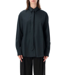 [THE FRANKIE SHOP] Shirts Long Sleeve FW26 CHFS22837443BOTTLE GRE