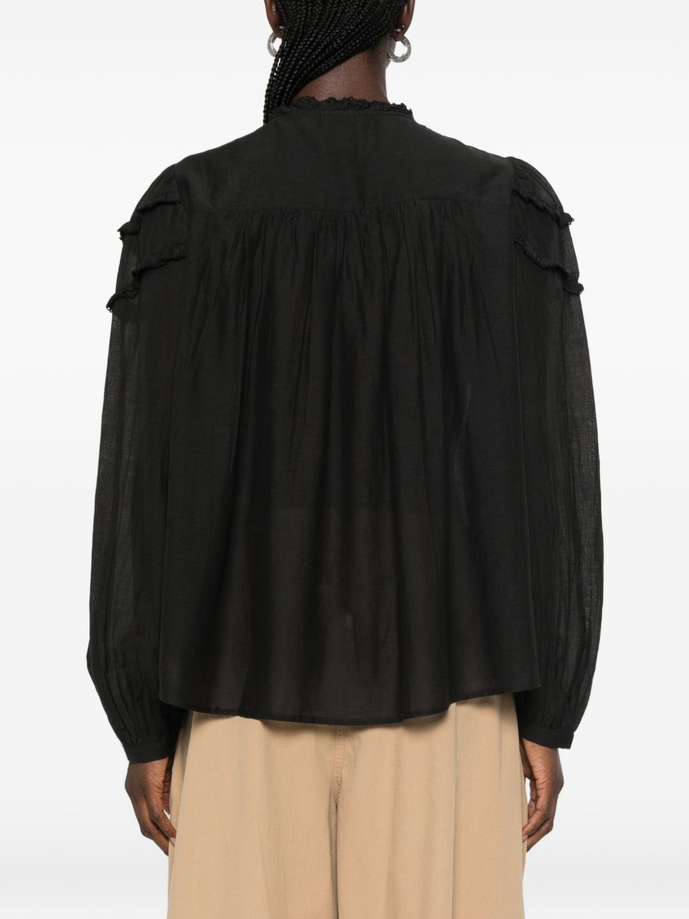 [Marant Etoile] Blouse FW26 HT0681FBB3J04E01BK