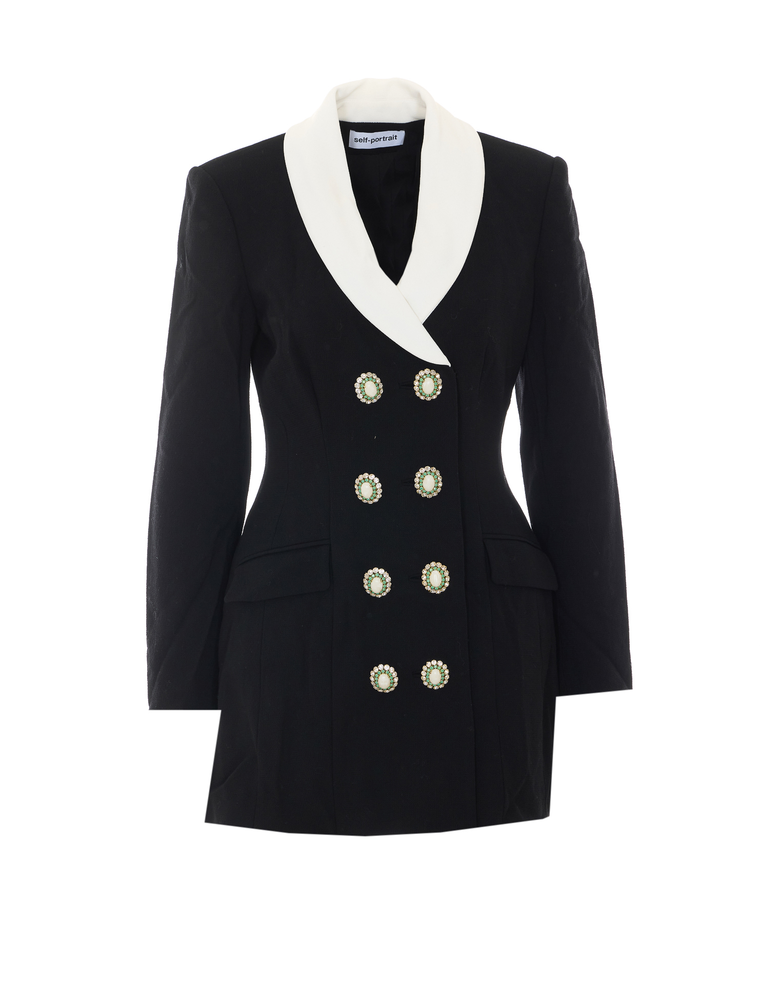 [SELF PORTRAIT] Long sleeve dress FW26 054SBLACK