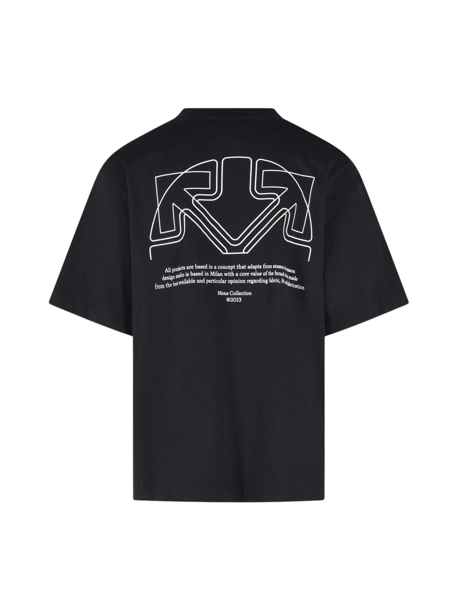 [Off-White] T-shirts Short Sleeve FW26 44MAA120F26J01E001