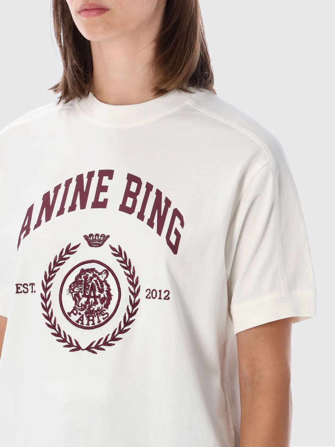 [Anine Bing] T-shirts Short Sleeve FW26 A0812695 A3