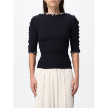 [Fabiana Filippi] Knitwear FW26 MAD216F076M253 BLU NOTTE/RAFIA