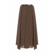 [Eleh] Long skirt FW26 0294MARRONE