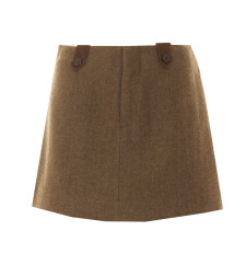 [Eleh] Mini skirt FW26 0015MARRONE