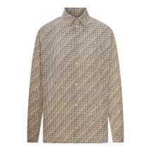 [Balenciaga] Shirts Long Sleeve FW26 A002B2TUL729364 BEIGE BLACK