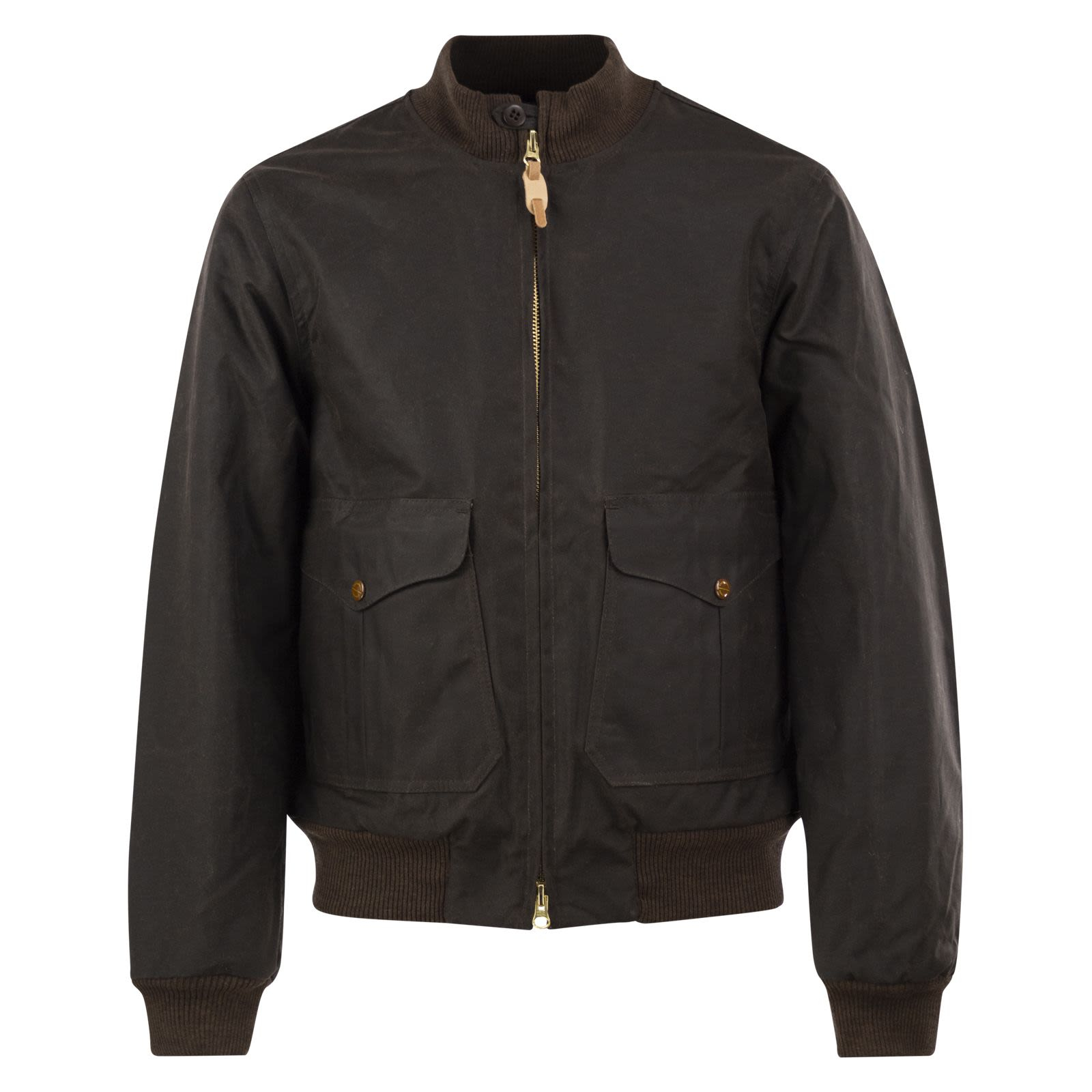 [Manifattura Ceccarelli] Bomber Jacket FW26 7072WX CHOCOLATE