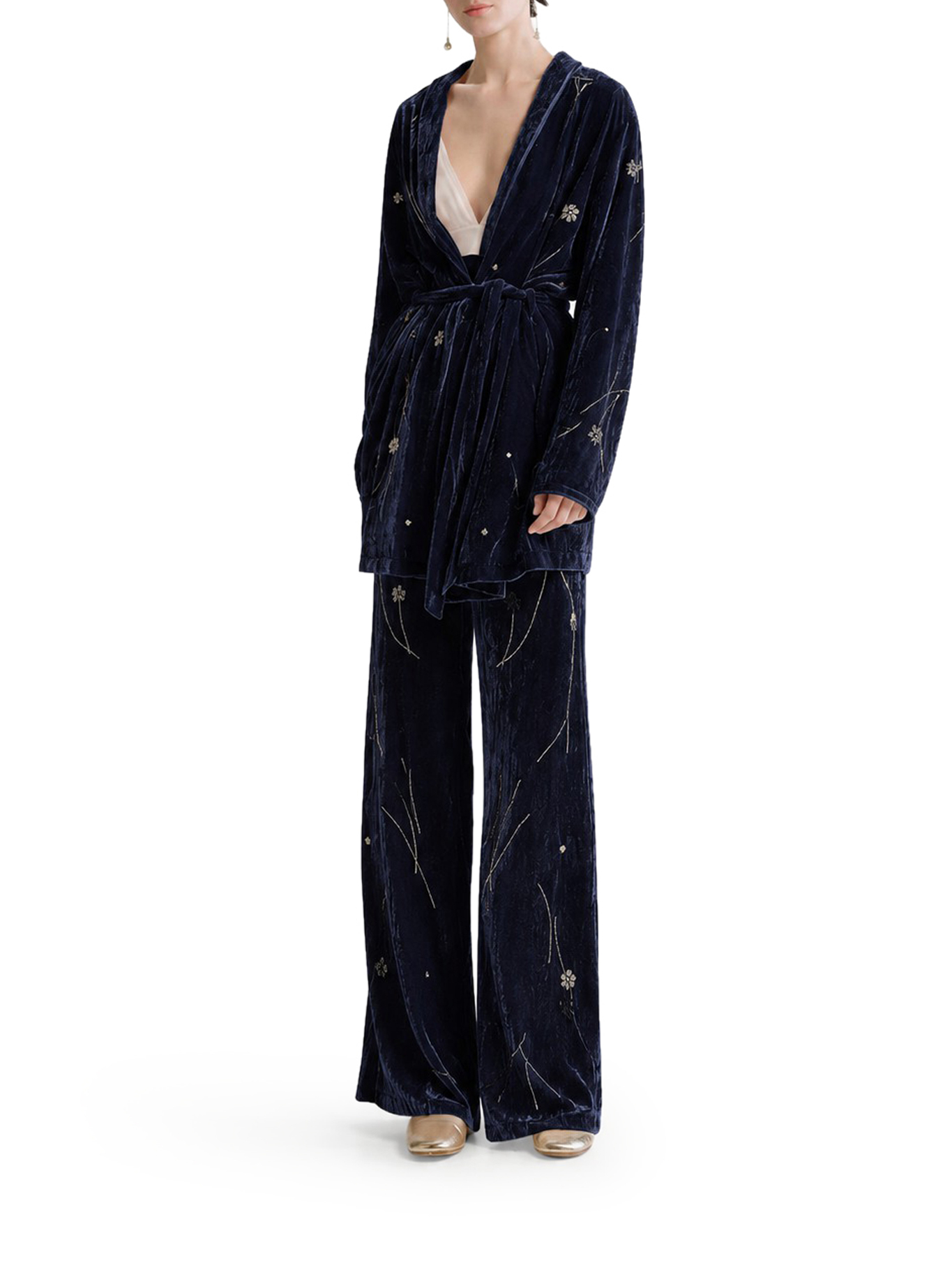 [Forte Forte] Slip gown FW26 15045F50A5027 NIGHT