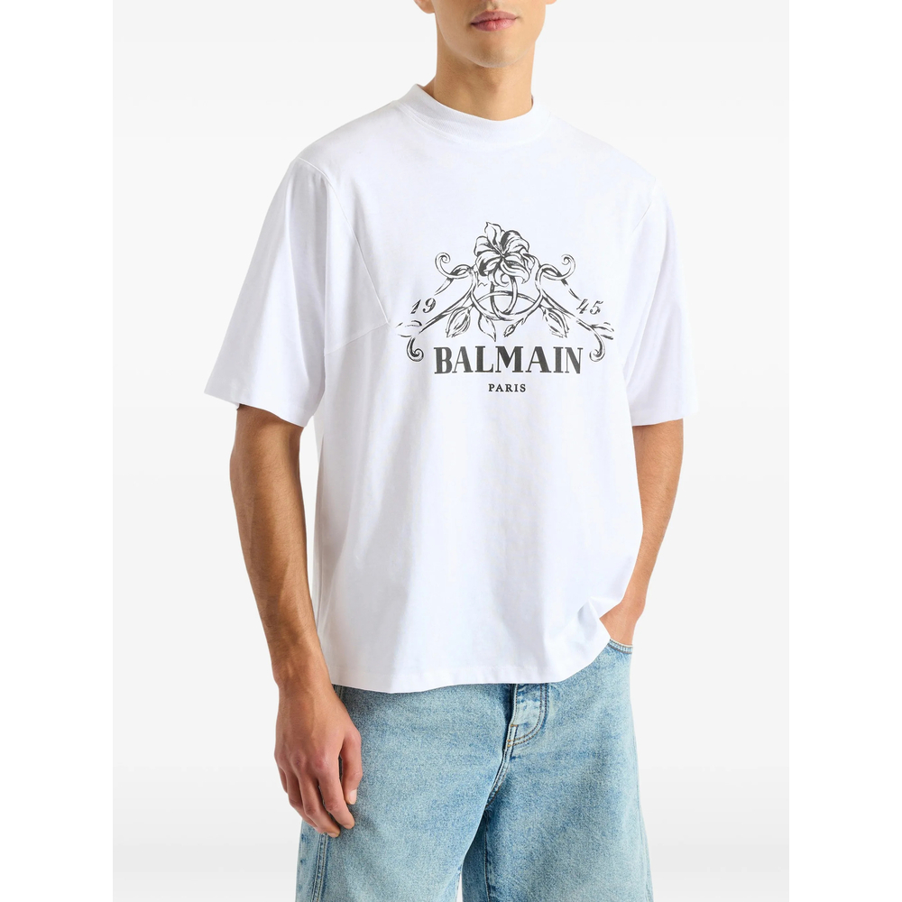 [Balmain] T-shirts Short Sleeve FW26 HH1EG275 BD65 GAB