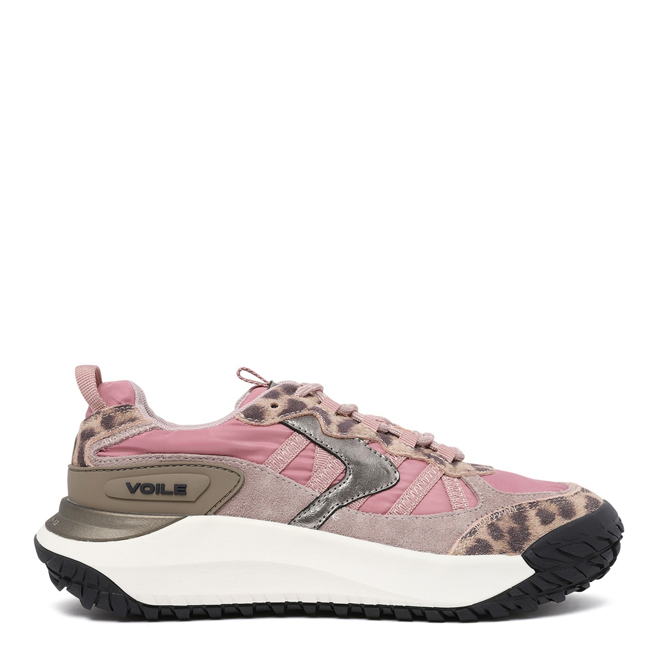 [VOILE BLANCHE] Sneakers FW26 2019698090M01-SUEDENYLONLEO