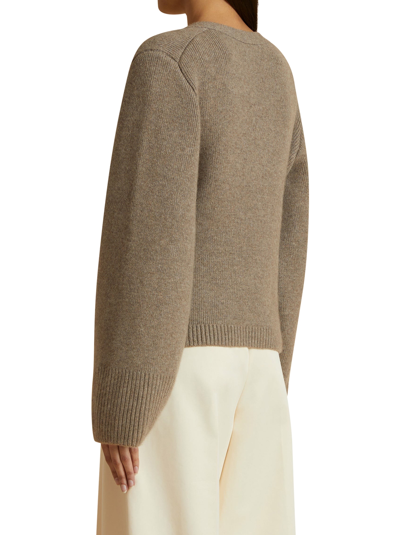 [KHAITE] Cardigan FW26 8267600216 BARLEY