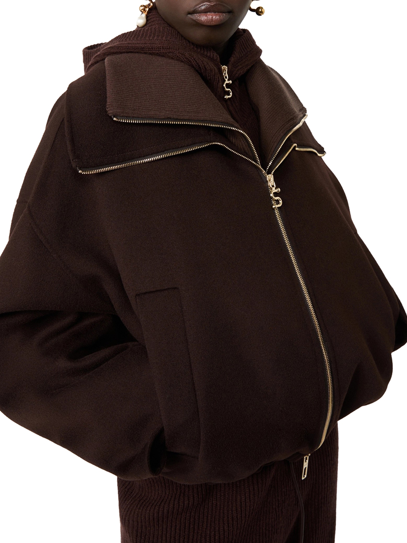 [SPORTMAX] Jacket FW26 2622086012600038 CIOCOLATE