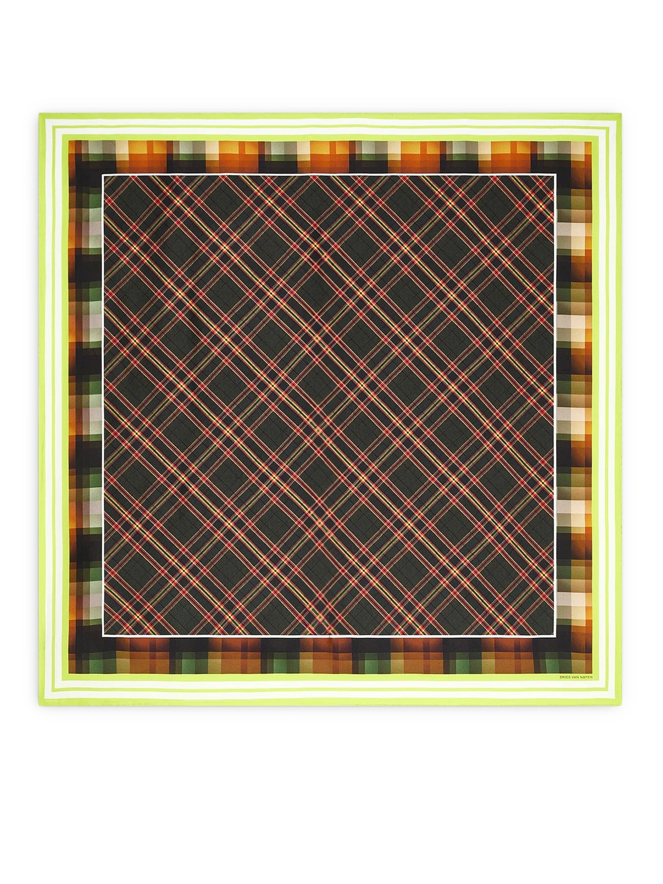 [DRIES VAN NOTEN] Scarf FW26 2620113024139211 NEON YELLOW