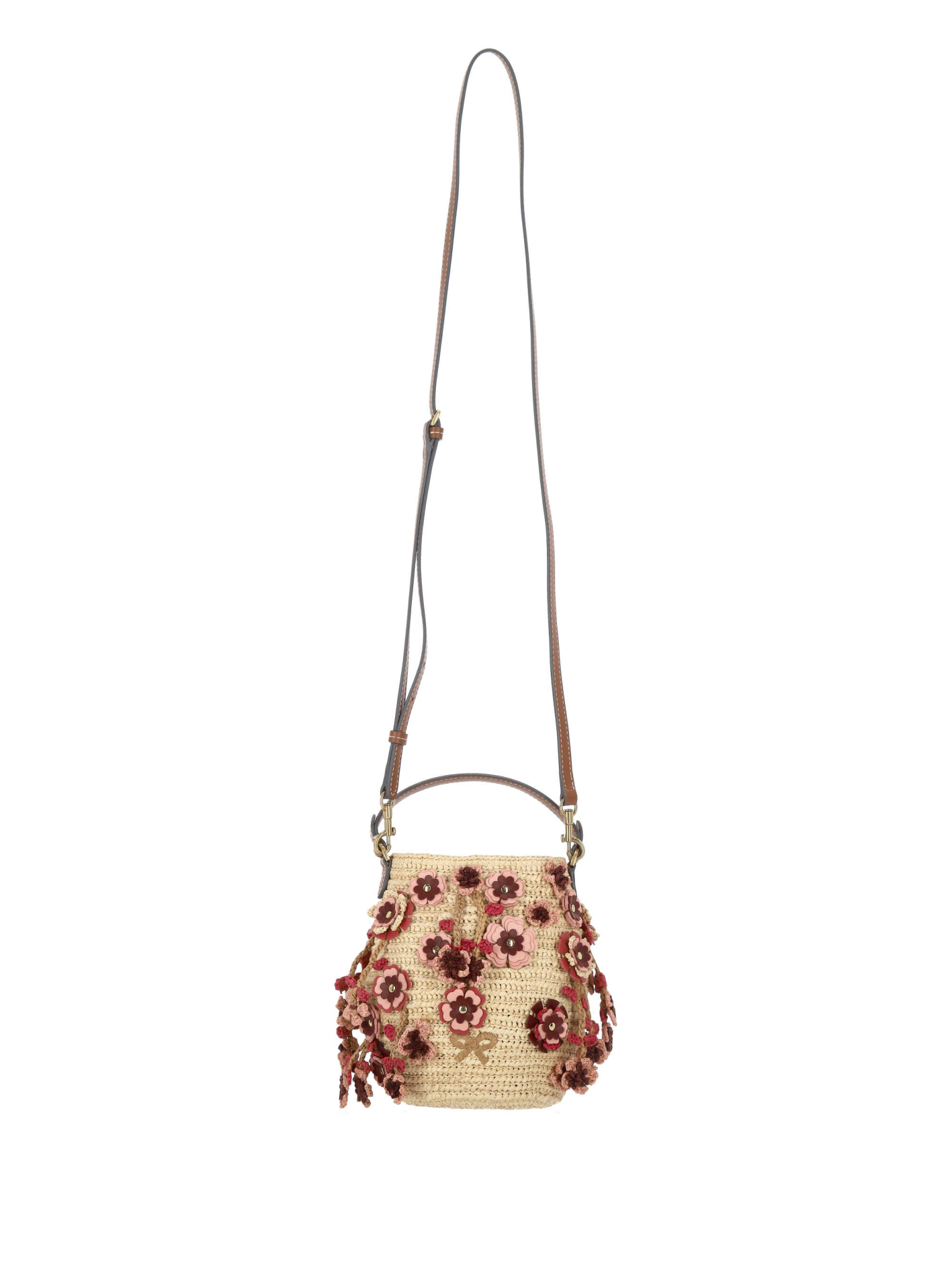 [Anya Hindmarch] Cross body bag FW26 206884NATURAL/PINK