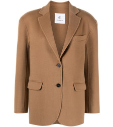 [Anine Bing] Blazer FW26 A017073200CAMEL CASHMERE BLEND