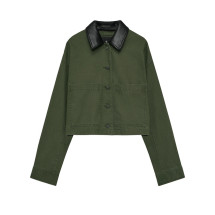 [Anine Bing] Casual Jacket FW26 A0112608AYG4ARMY GREEN