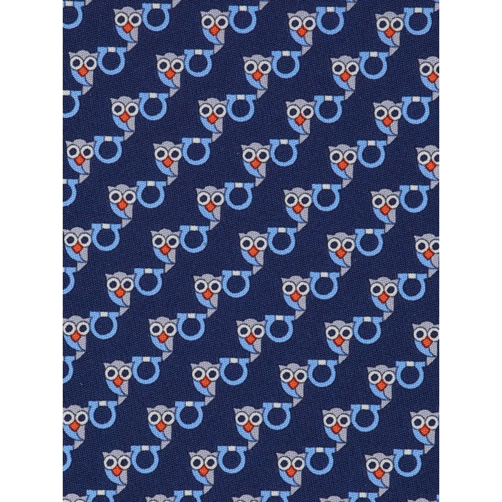 [Ferragamo] Tie FW26 351419 0794424 NAVY
