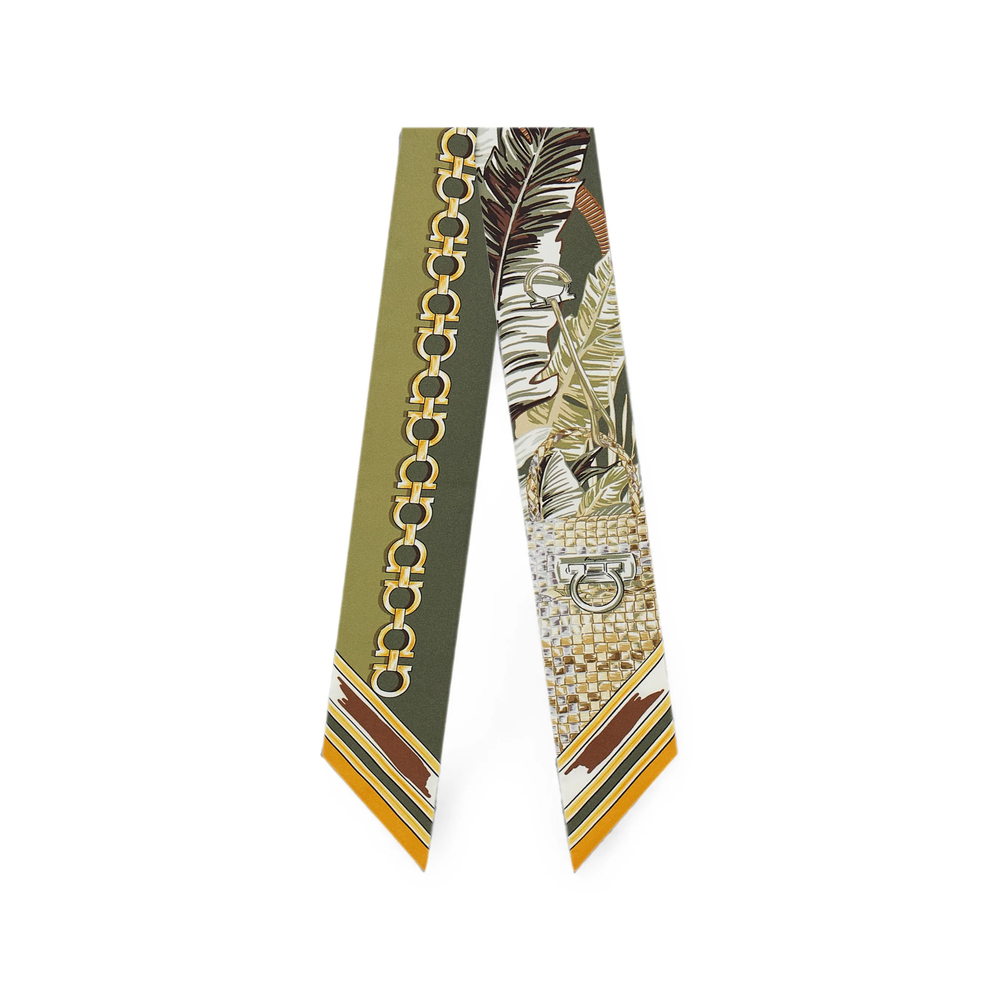 [Ferragamo] Scarf FW26 321280 0796911 OLIVE