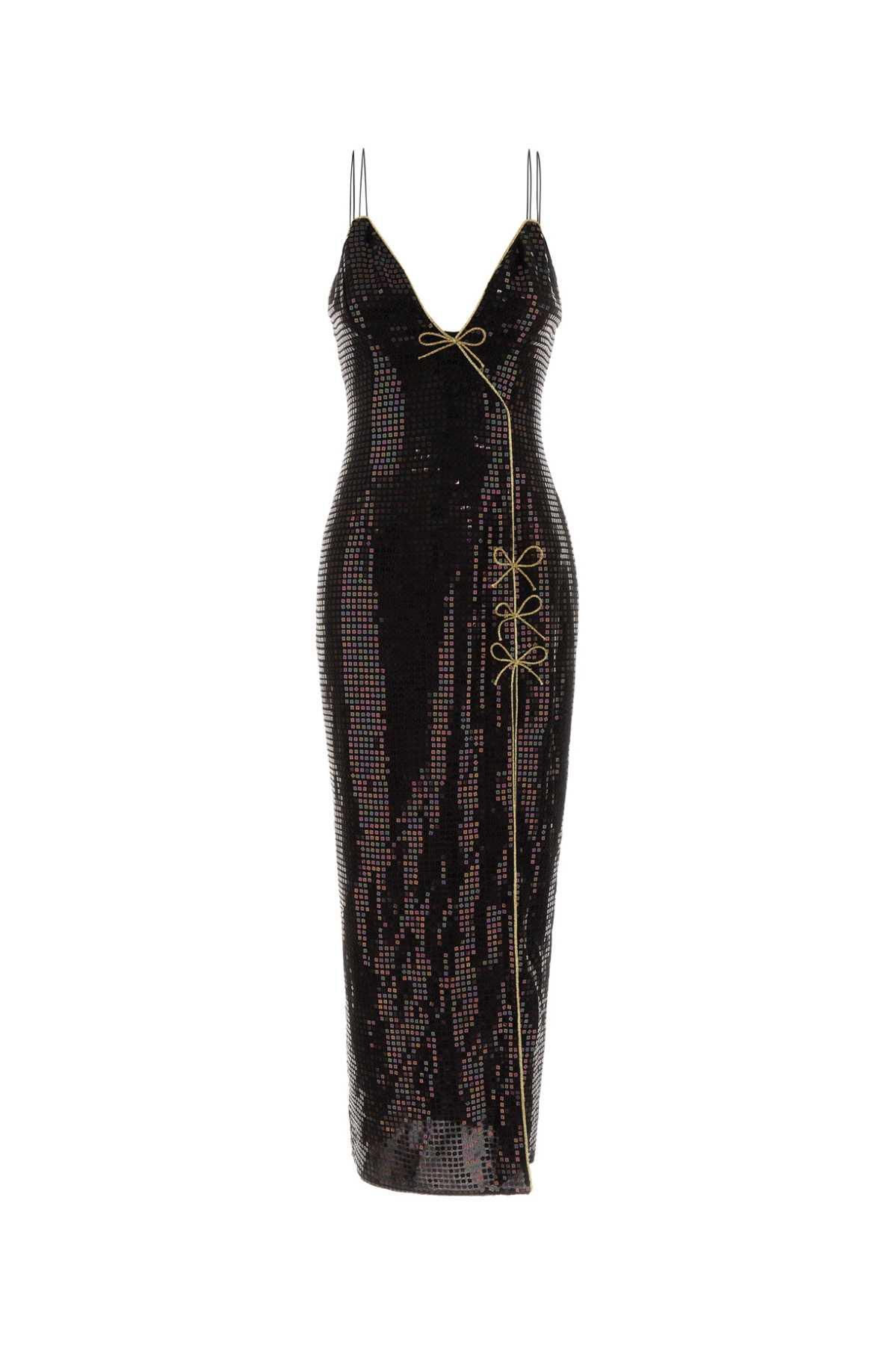 [Alessandra Rich] Long sleeve dress FW26 FABX4397F4879 0900