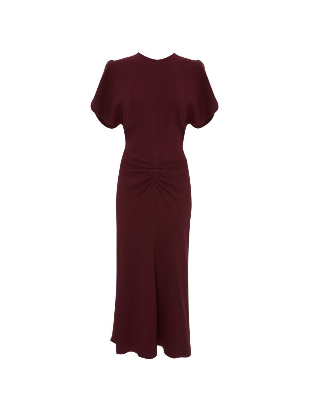 [VICTORIA BECKHAM] Short sleeve dress FW26 1226WDR005227ABURGUNDY
