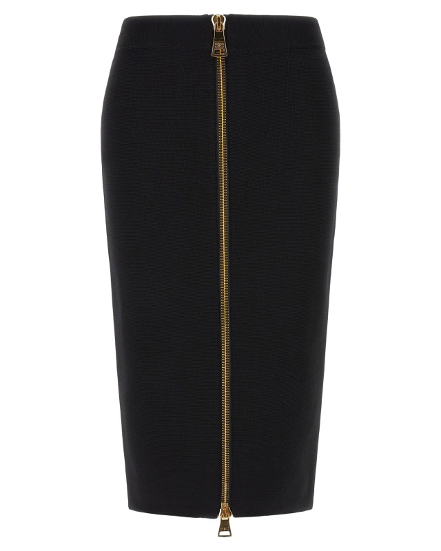 [ELISABETTA FRANCHI] Midi skirt FW26 GK28B66E2110