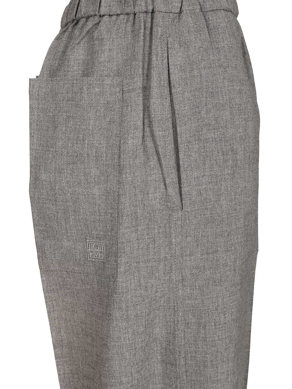 [TOTEME] Trousers FW25 254-WRB0370-FB0016020