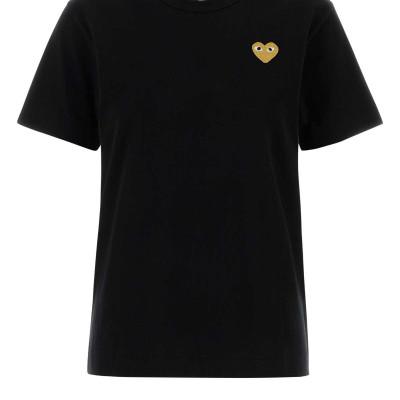 [COMME DES GARCONS PLAY] T-shirts Short Sleeve FW26 AXT216051 BLACK