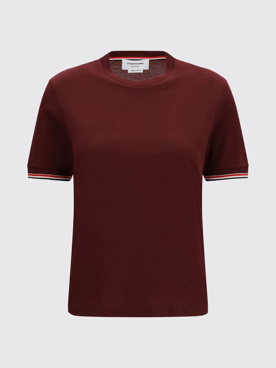 [Thom Browne] T-shirts Short Sleeve FW26 FJS232AJ0301 615