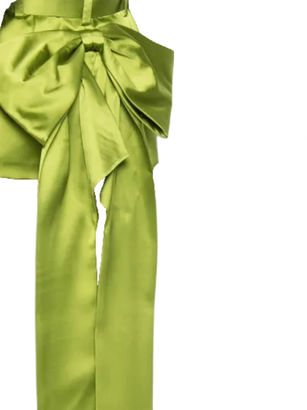 [Self - portrait] Trousers FW26 AW26-008SKGGREEN