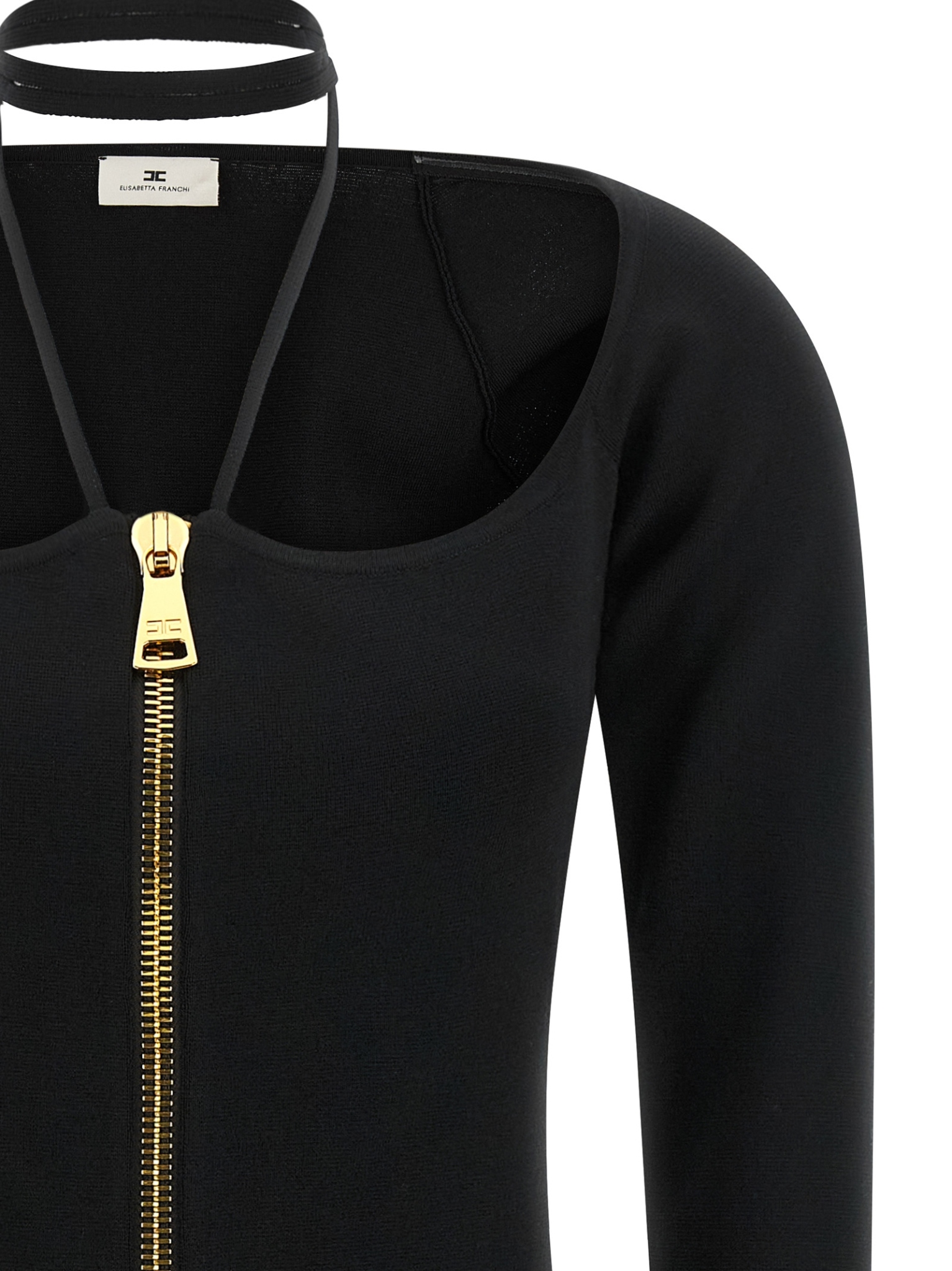 [ELISABETTA FRANCHI] Long sleeve dress FW26 AM06B66E2110