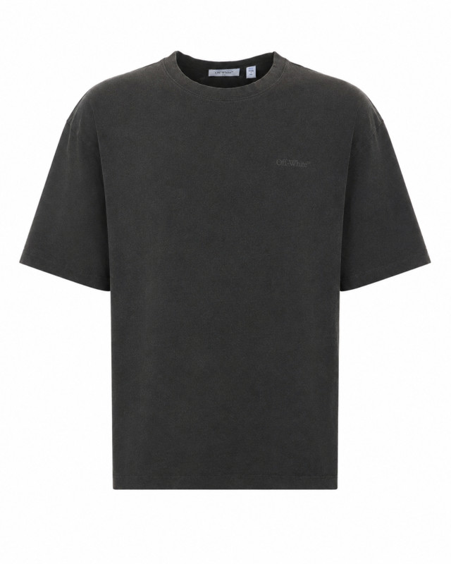[Off White] T-shirts Short Sleeve FW26 OMAA120F26JER00W001