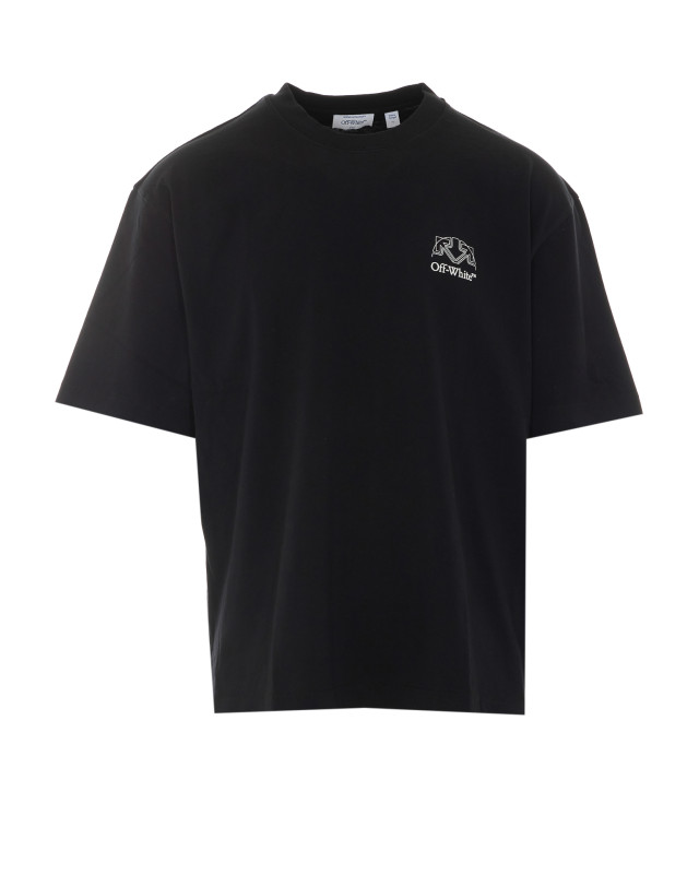 [Off White] T-shirts Short Sleeve FW26 OMAA120F26JER01E001