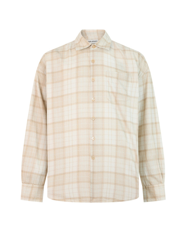 [Our Legacy] Shirts Long Sleeve FW26 M4262BSC_STELLACHECKPRINT