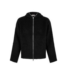 [Our Legacy] Zip Up FW26 M4243FBH_BLACKHAIRYWOOL