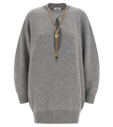 [ELISABETTA FRANCHI] Long sleeve dress FW26 AM23T66E2431