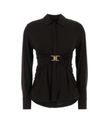 [Salvatore Ferragamo] Shirts Long Sleeve FW26 13I403795858 DARKEXPRESSO