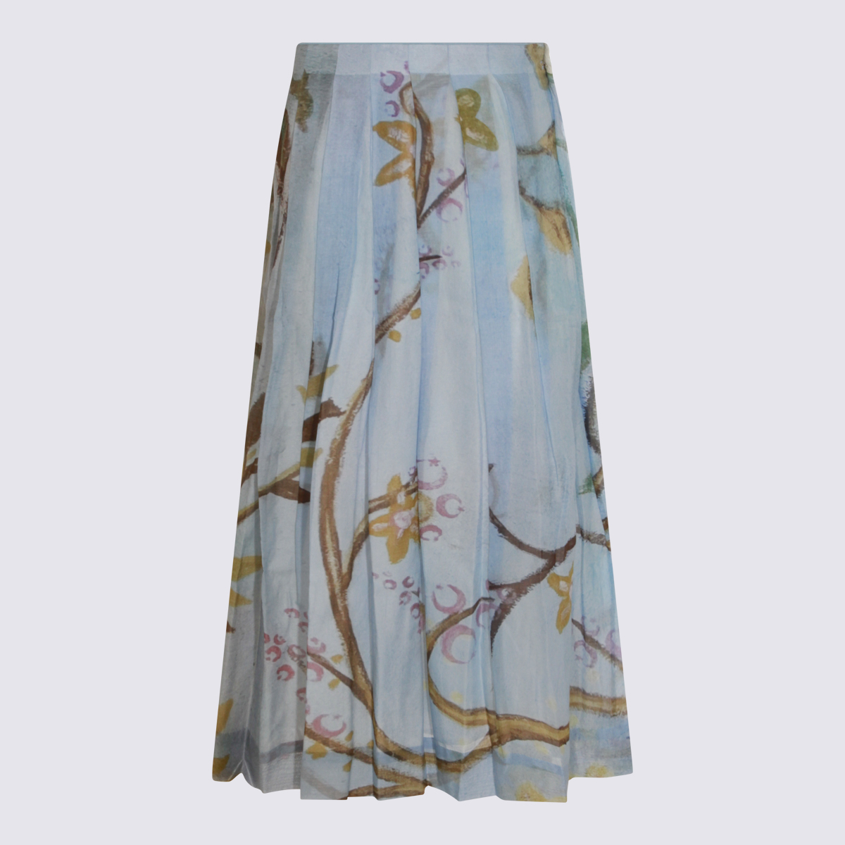 [TALKING WALLS] Long skirt SS26 TW2253KWS6MATISOLA BLU