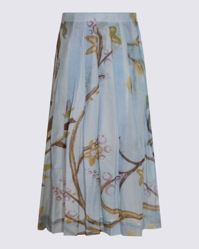 [TALKING WALLS] Long skirt SS26 TW2253KWS6MATISOLA BLU