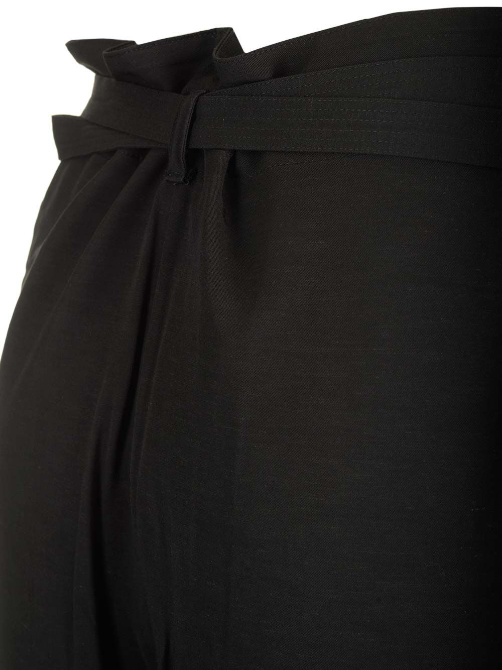 [TOTEME] Trousers FW24 243-WRB0201-FB0193BLACK 001