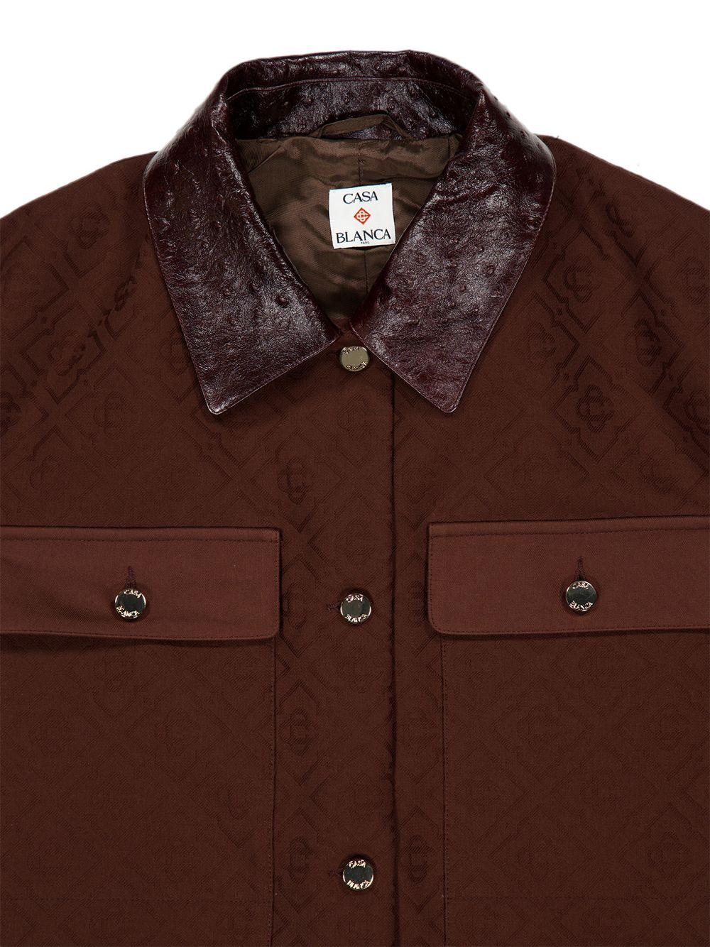 [Casablanca] Casual Jacket FW26 WPF26JK51001DARK BROWN