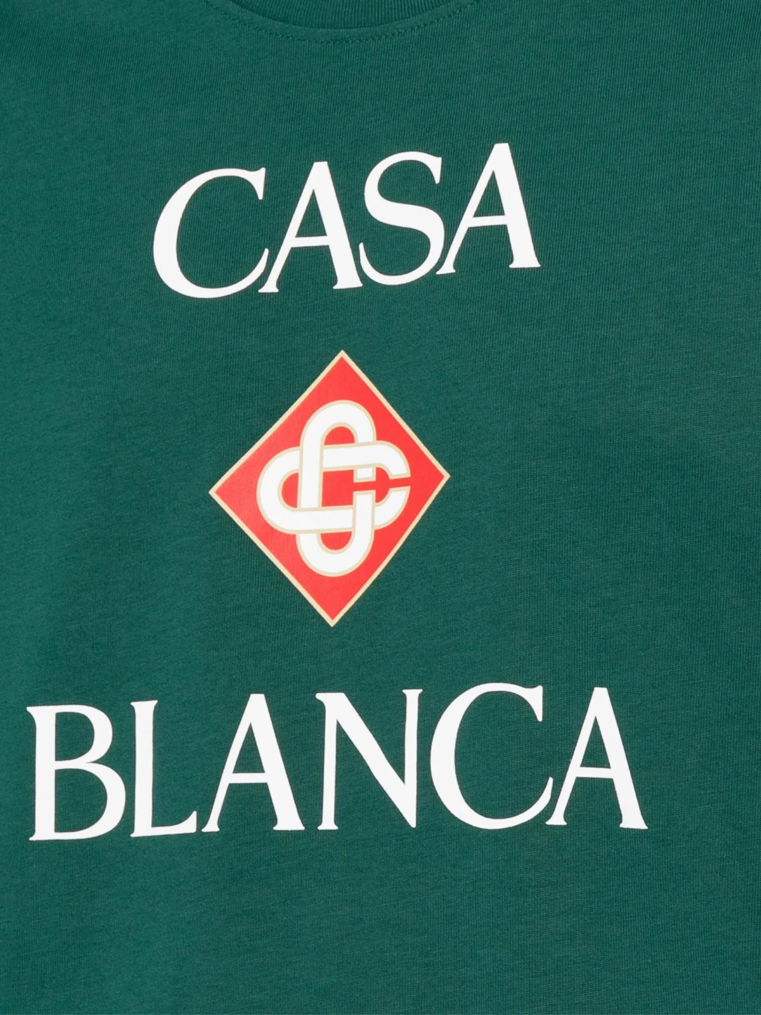 [Casablanca] T-shirts Short Sleeve FW26 MPF26JTS00118CASABLANCA STACKED LOGO