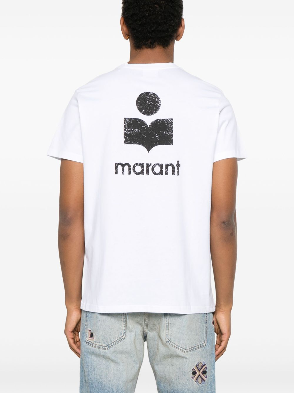[MARANT] T-shirts Short Sleeve FW26 TS0047HAB1N19HWHBK