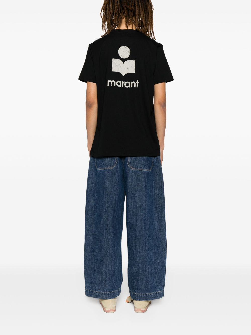[MARANT] T-shirts Short Sleeve FW26 TS0047HAB1N19HBKEC