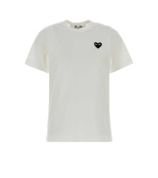 [COMME DES GARCONS PLAY] T-shirts Short Sleeve FW26 AXT064051 WHITE