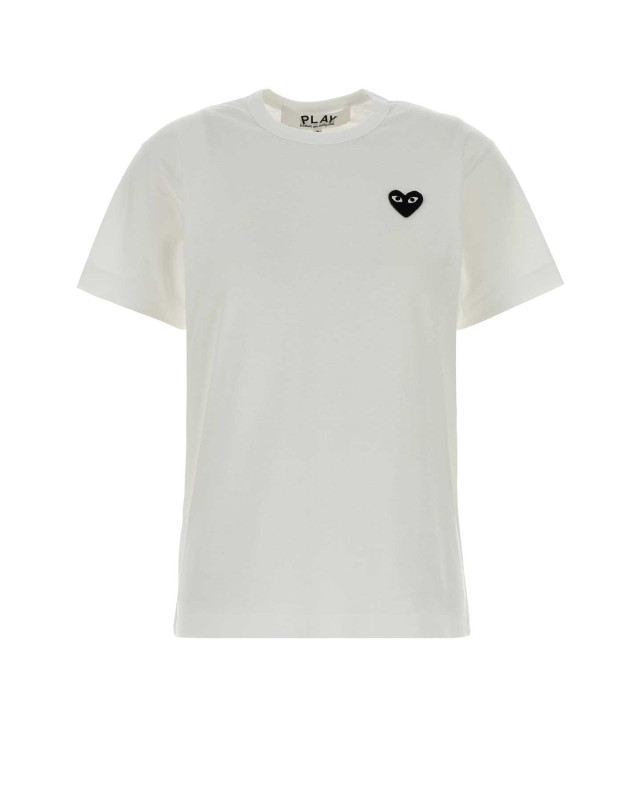[COMME DES GARCONS PLAY] T-shirts Short Sleeve FW26 AXT064051 WHITE