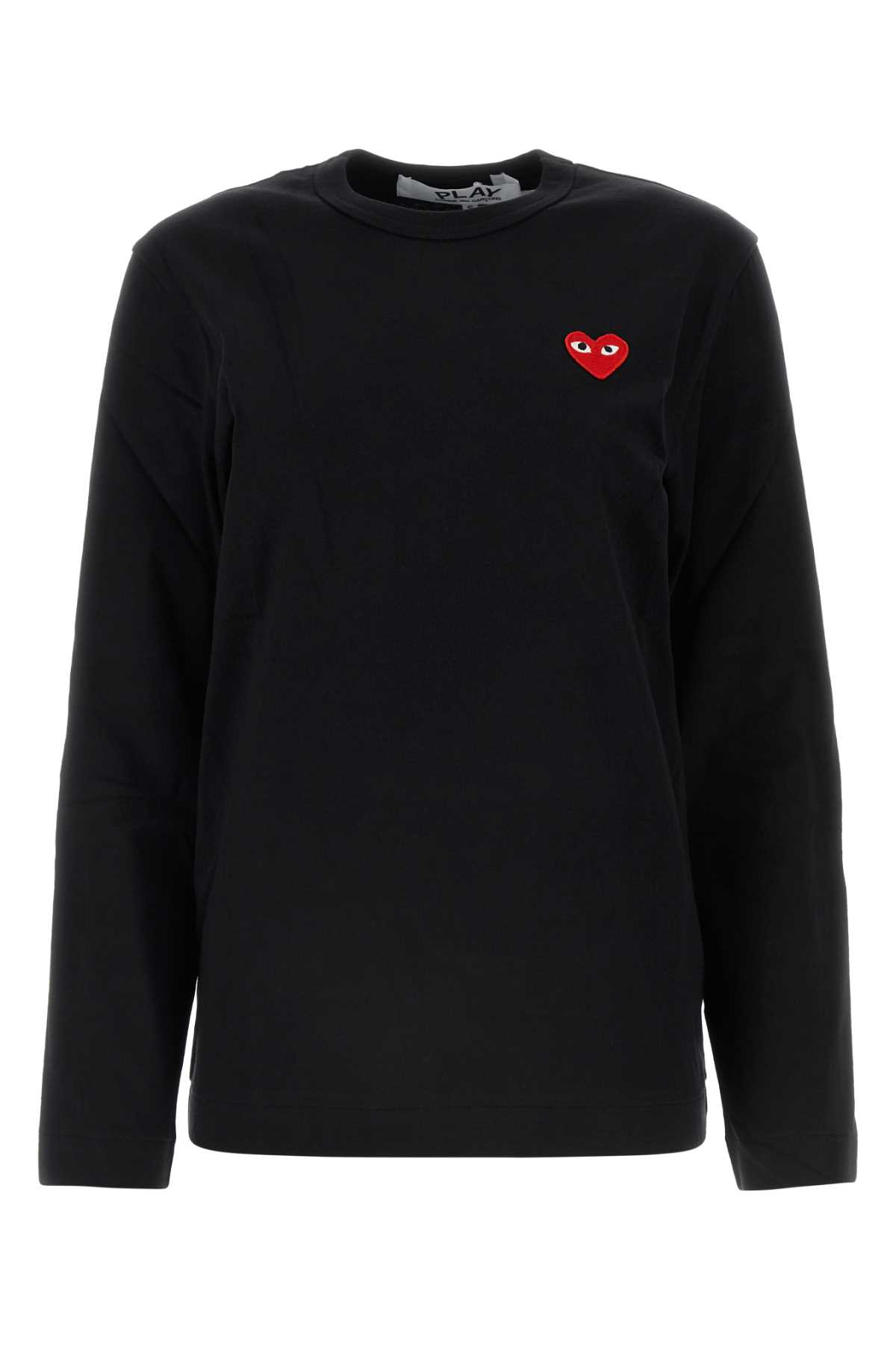 [COMME DES GARCONS PLAY] T-shirts Long Sleeve FW26 AXT118051 BLACK