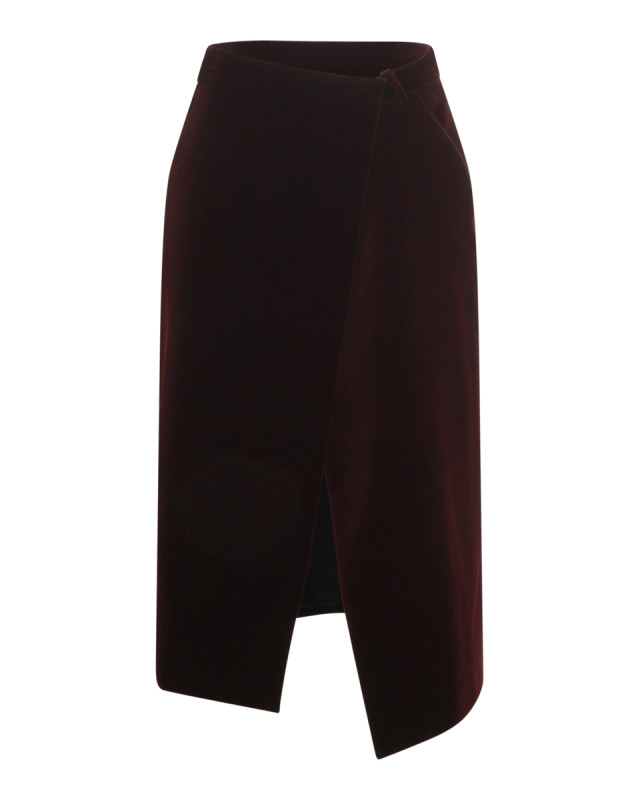 [Saint Laurent] Midi skirt FW25 826769Y615W6500