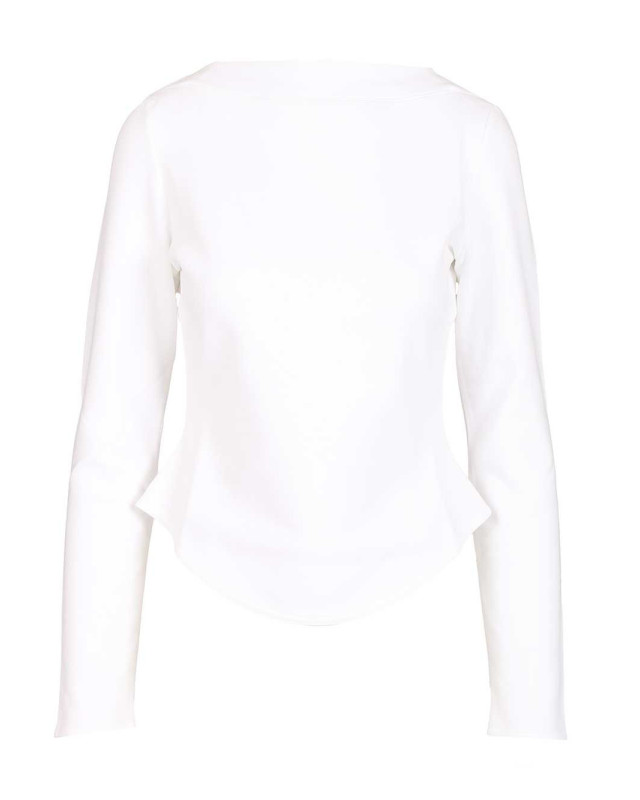 [Alaia] T-shirts Long Sleeve SS26 AA9I0023J095C000