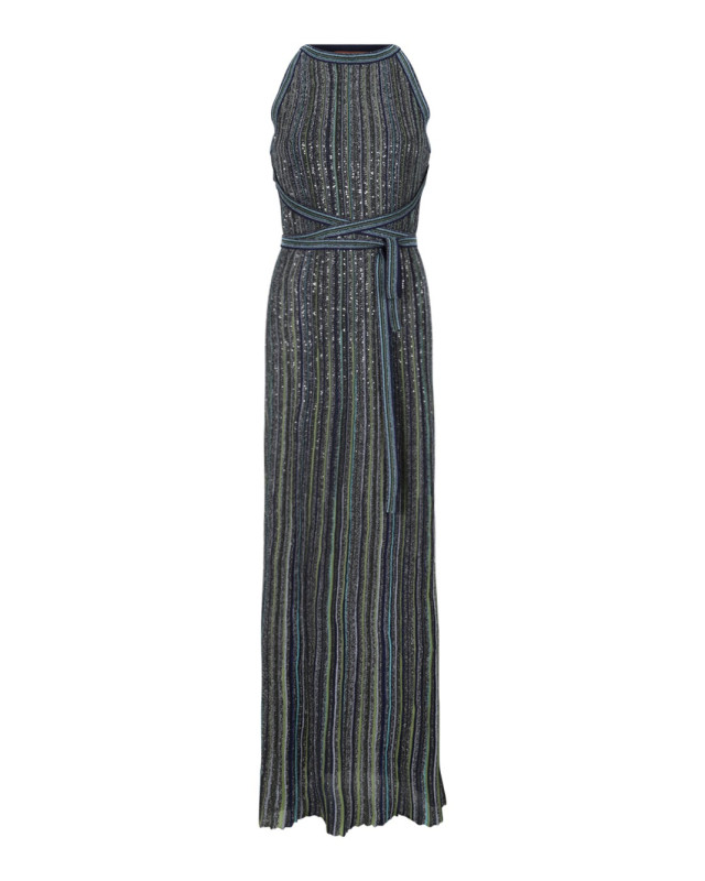 [MISSONI] Long sleeve dress FW26 DS26WG00-BK01J8S616T