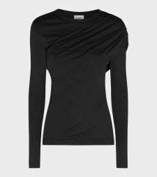 [Marant Etoile] T-shirts Long Sleeve FW26 26AHT0656FDD3K01E01BK